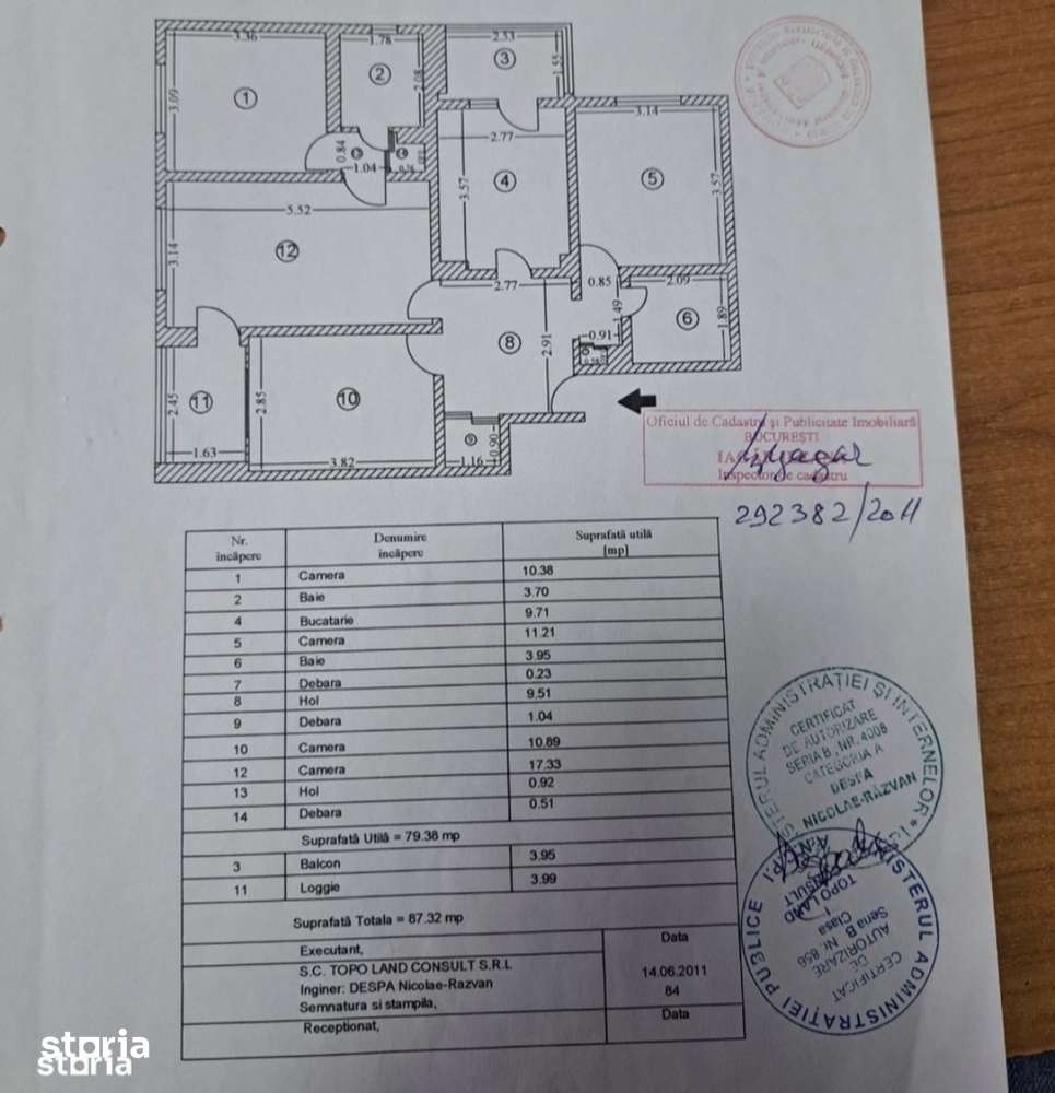 Ap.4 camere cu centrală termica — fotografia 1