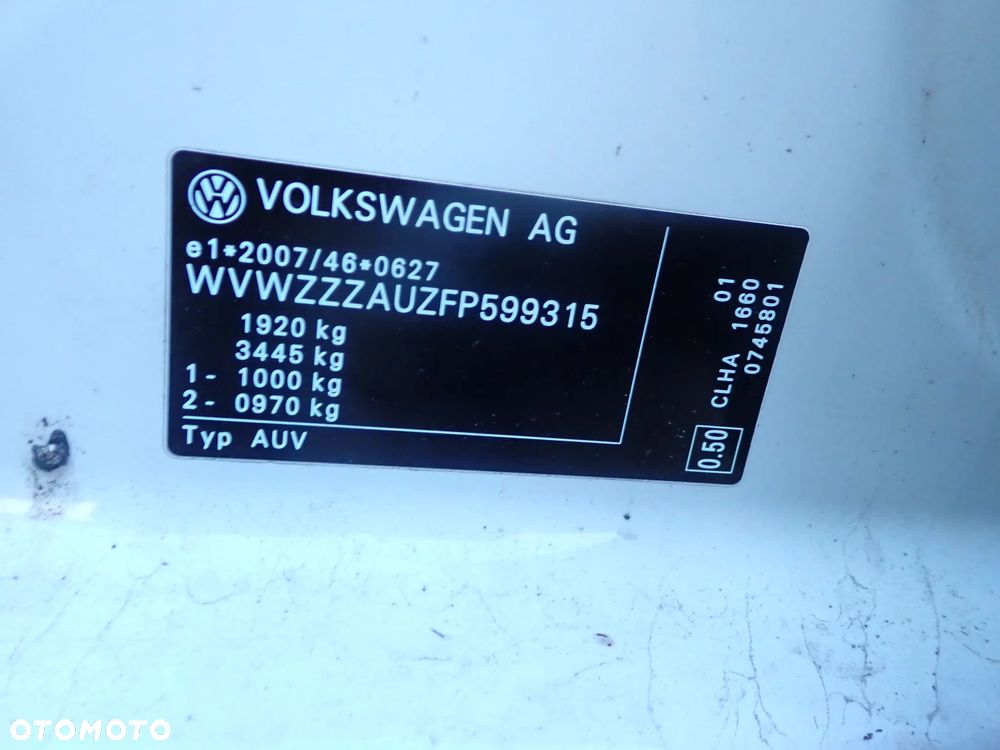 CZĘŚCI - Vw Golf VII MK7 7 1,6TDI CLHA 105KM KOMBI 5B 2015r. INDEX - 8643 - 6