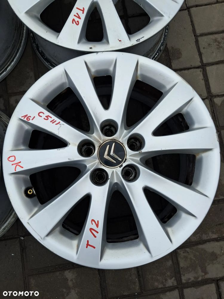 Citroen C5 III X7 Felgi aluminiowe 16" 7J 5x108 ET28 9687895880 - 7
