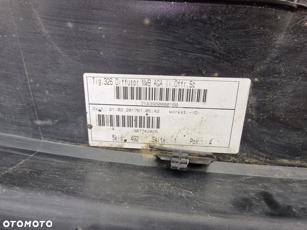 VW TIGUAN II 5NA R-LINE 15- DYFUZOR / SPOJLER ZDERZAKA TYLNEGO TYLNIEGO TYŁ , NR 5NA807568G , NR AUKCJI DT20 - 14