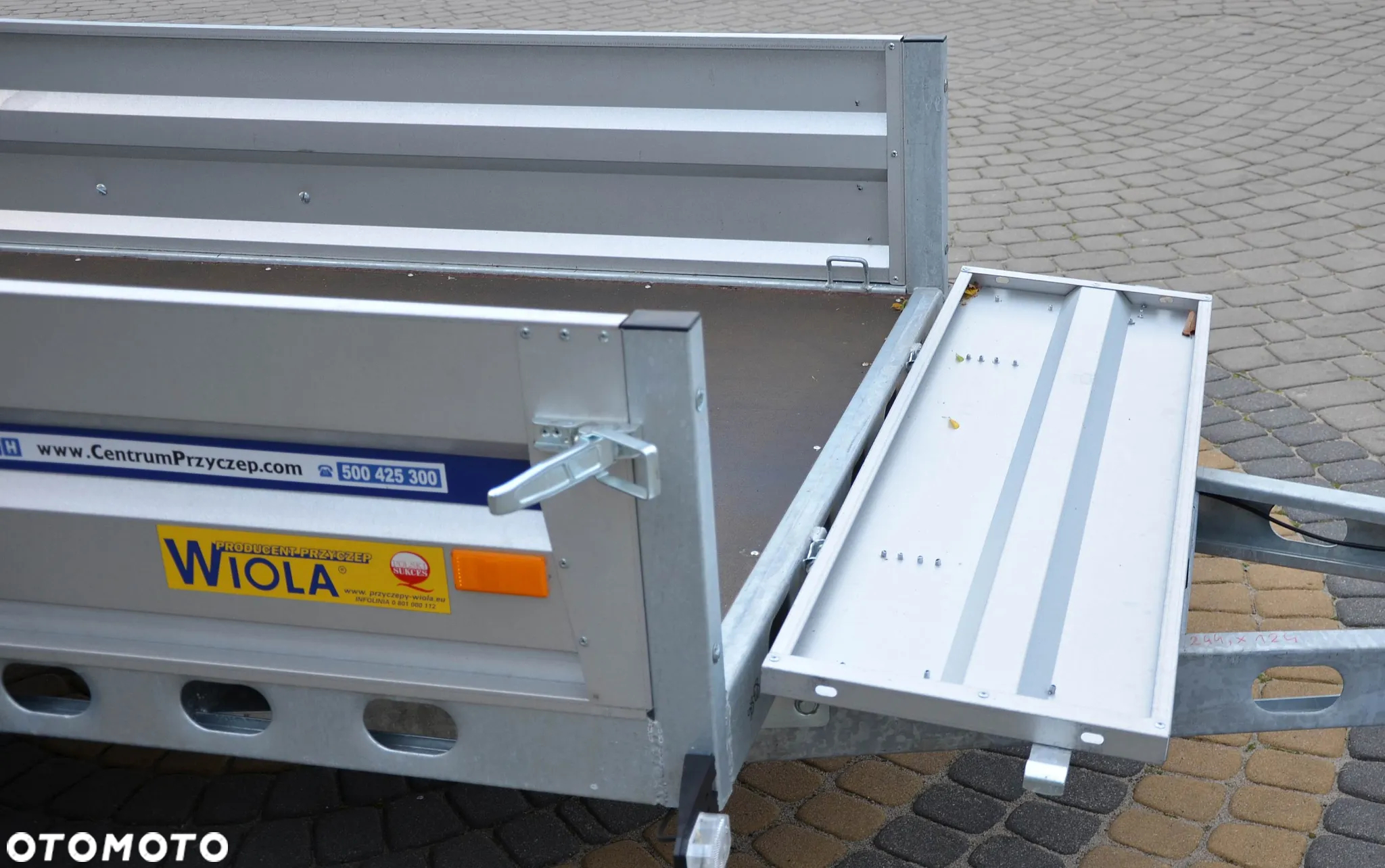 Wiola PRZYCZEPKA SAMOCHODOWA  SILEZIA 2,92X1,42M, DMC:750KG - 11