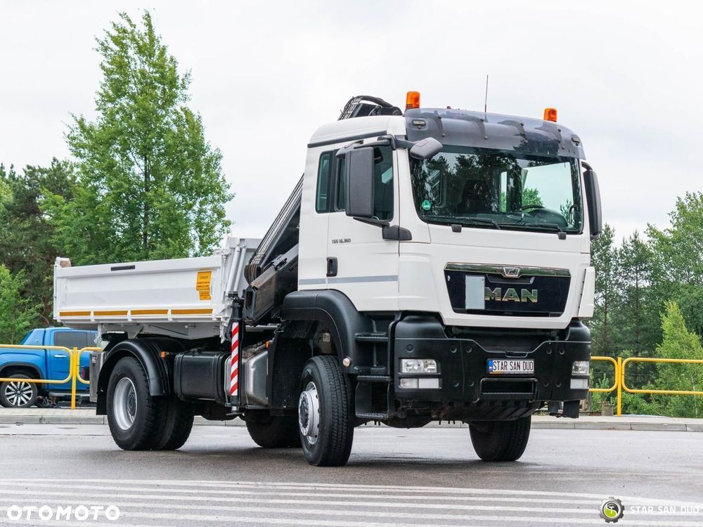 MAN TGS 18.360 4x4 HIAB 144 E-4 HDS Żuraw Wywrotka - 10