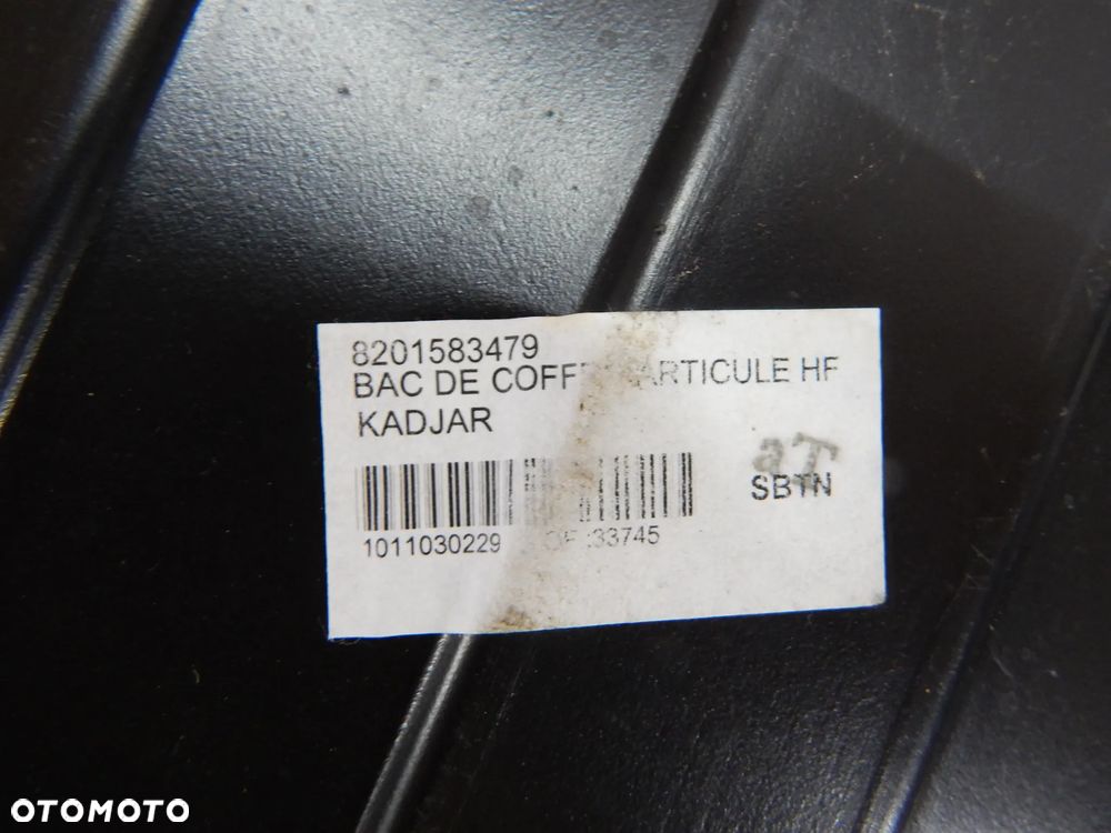 Mata dywan osłona bagażnika Renault KADJAR 15-21 Łuków części - 3
