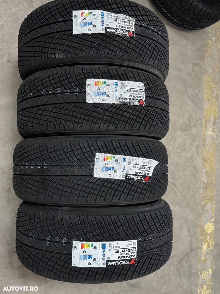 Vând 4 anvelope 225/40/19 Yokohama de iarnă noi - 1