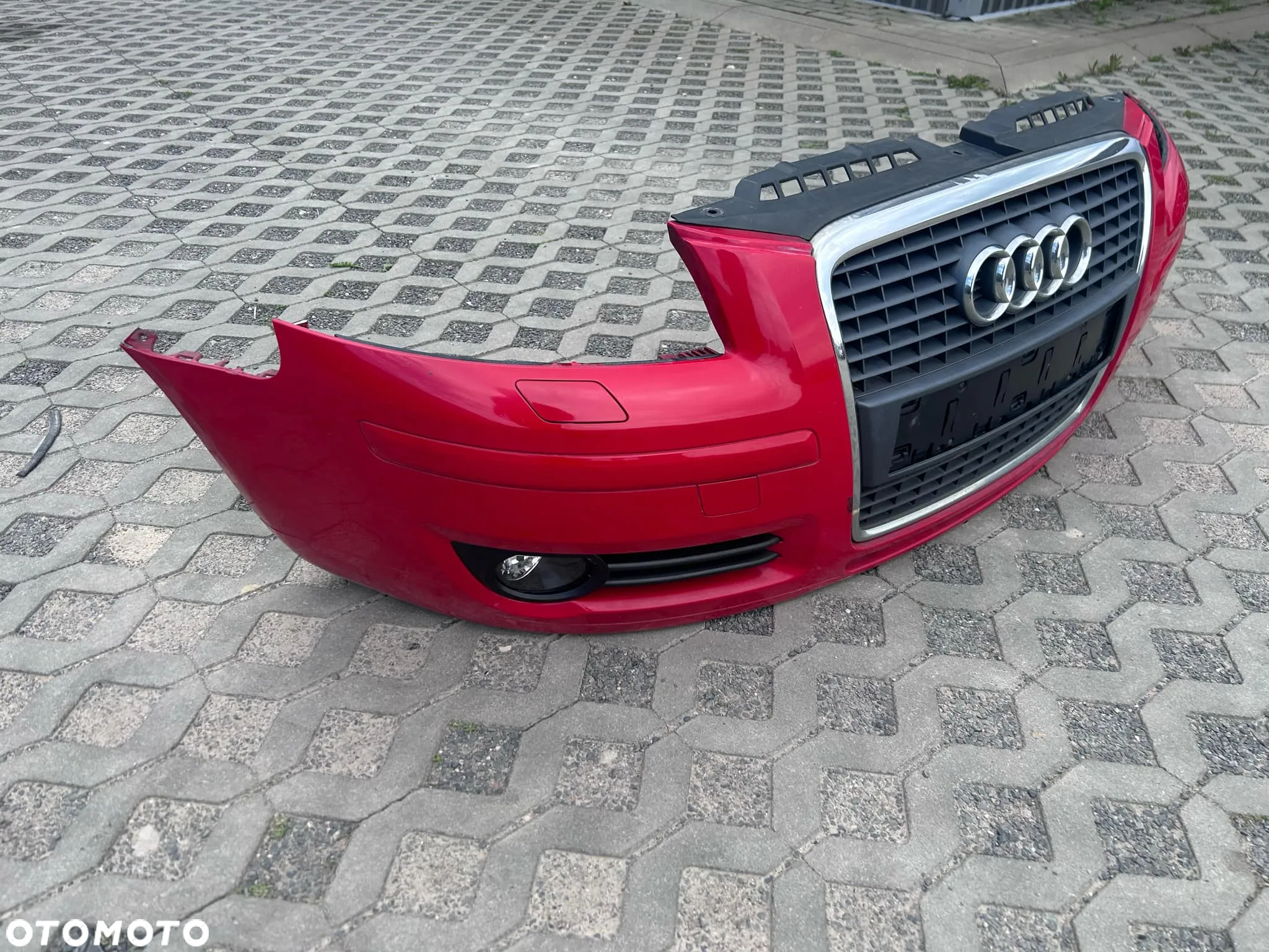 Audi A3 8P Duży grill zderzak przód przedni spryski LY3J kompletny 2005-08 - 6
