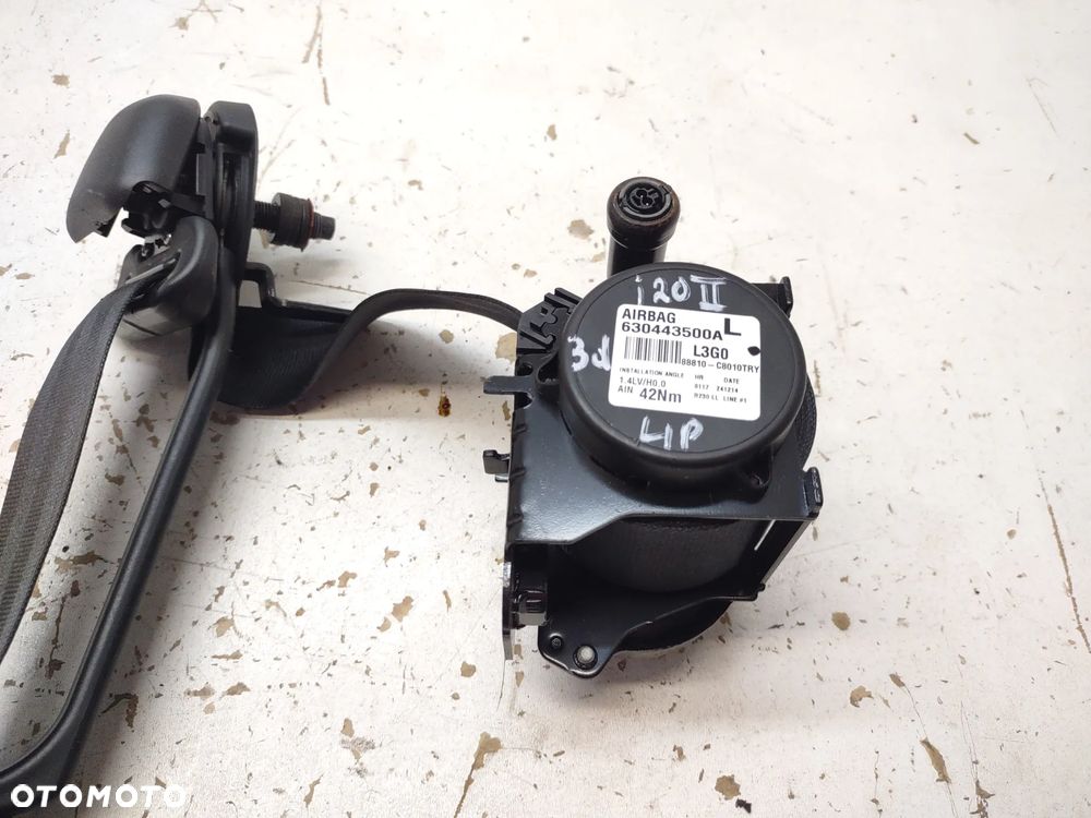 PAS BEZPIECZEŃSTWA 88810-C8010 HYUNDAI I20 II 3 DRZWI COUPE LEWY PRZEDNI ORYGINAŁ - 3