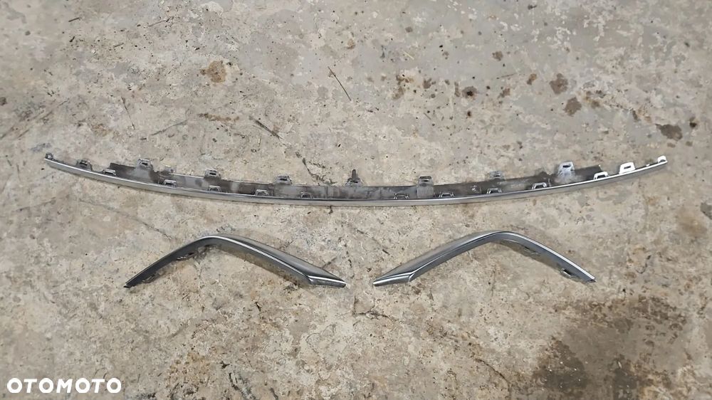 Dekor listwa chrom chromowana dyfuzor dokładka zderzaka tył Audi A5 8W6 S-LINE 8W6853551 8W6853258A 8W6853257A - 2