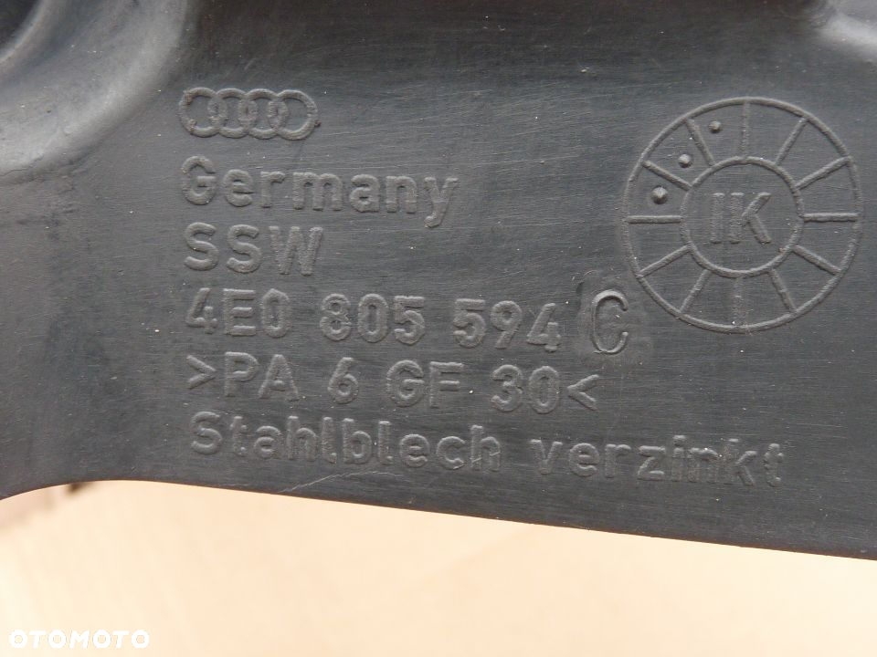 AUDI A8 D3  LIFT PAS PRZÓD WZMOCNIENIE 4E0805594C - 6