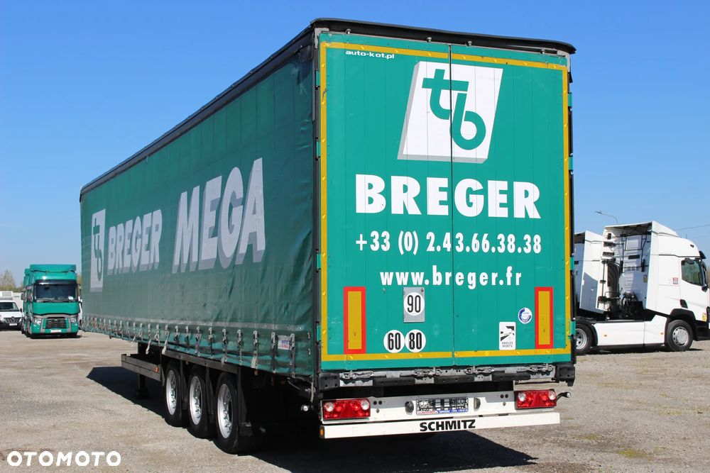 Schmitz Cargobull FIRANKA  /OSIE SCHMITZ /MEGA / DACH PODNOSZONY/ RAMA OCYNK /SERWIS FR / IDEALNY STAN / - 10