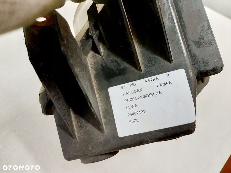 opel astra h halogen lampa przeciwmgielna lewa 24462133 - 7