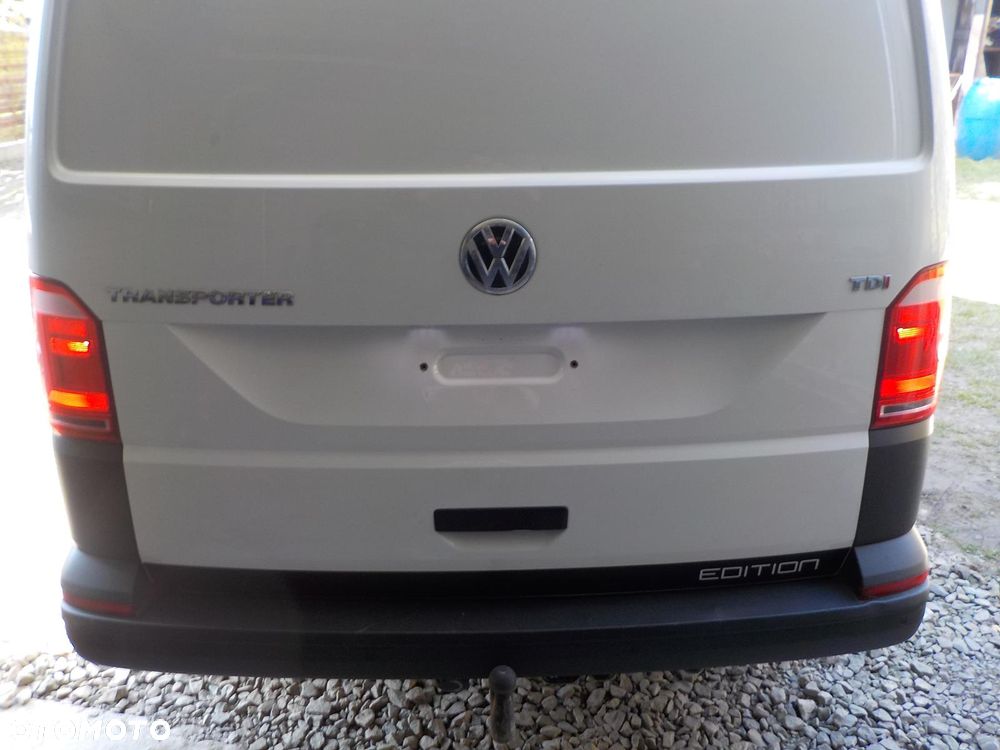 VW T6 T6.1 KOMPLETNY TYŁ KLAPA ZDERZAK PDC LAMPY ŚLIZGI BIAŁY LB9A - 7