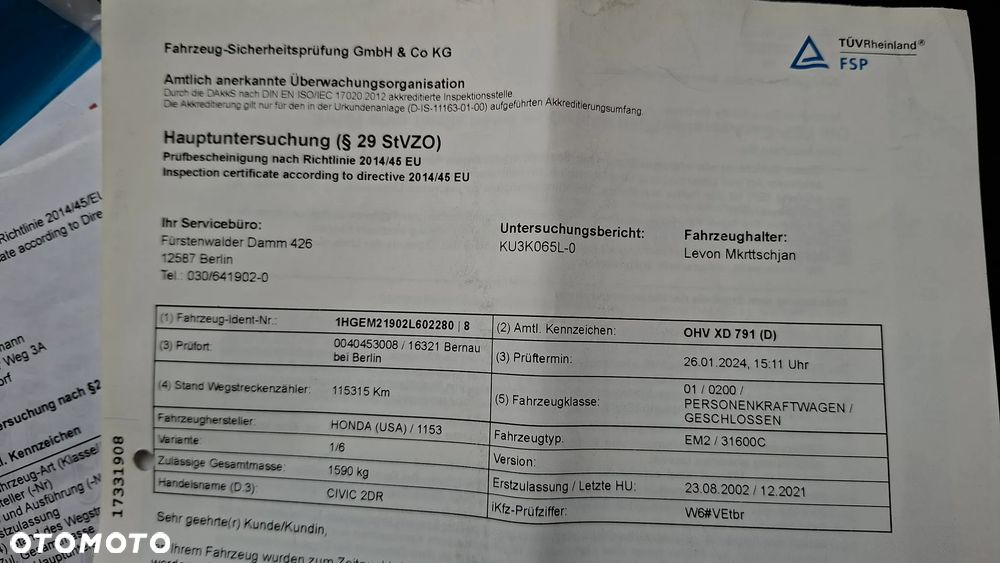 Honda Civic 1.7 ES - 31