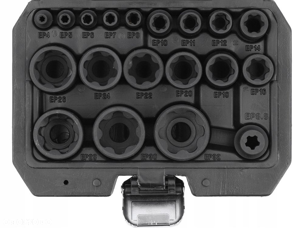YATO ZESTAW NASADEK ZEWNĘTRZNYCH TORX PLUS 1/4 3/8 1/2 19el. YT-05197 - 3