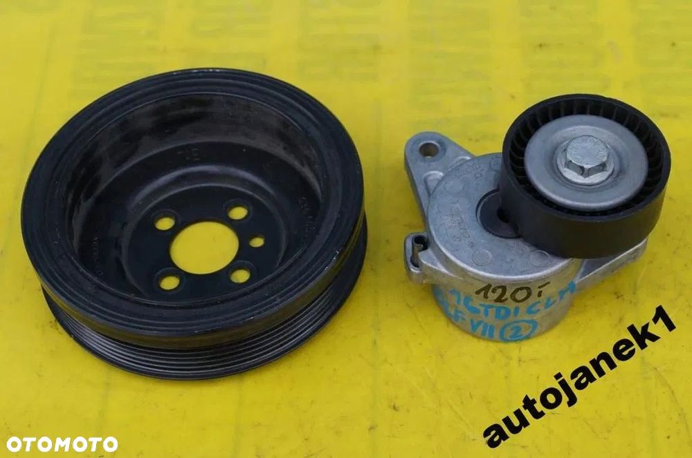 Koło pasowe na wał 03G105243 Golf VII 1.6 TDi - 2