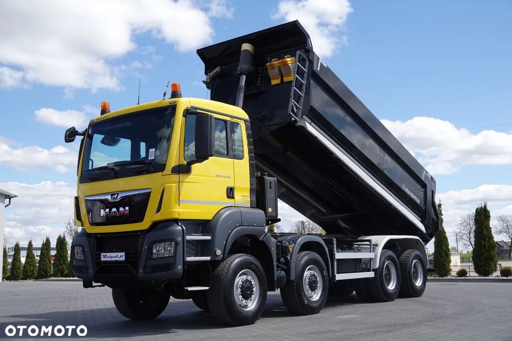 MAN TGS 41.460 / 8X8 / WYWROTKA TYLNOZSYPOWA / MANUAL / HARDOX / KH-KIPPER / 2017 ROK / - 2