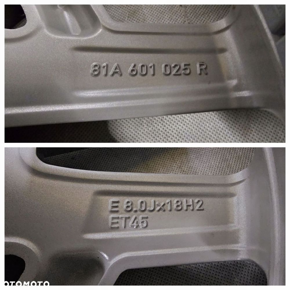 FELGI KOŁA AUDI Q2 81A601025R 8x18 ET45 - 9