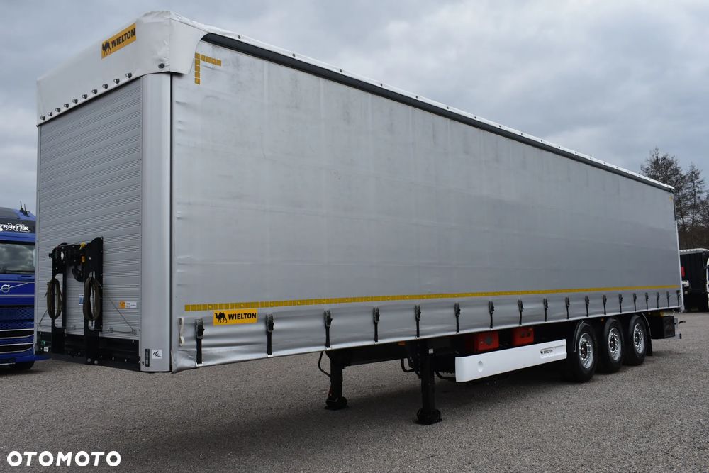 Wielton OS PODNOSZONA // 40 TYŚ KM PRZEBIEG !! // NOWA !! //  OSIE SAF // FULL LED // SALON POLSKA // DACH PODNOSZONY // - 2