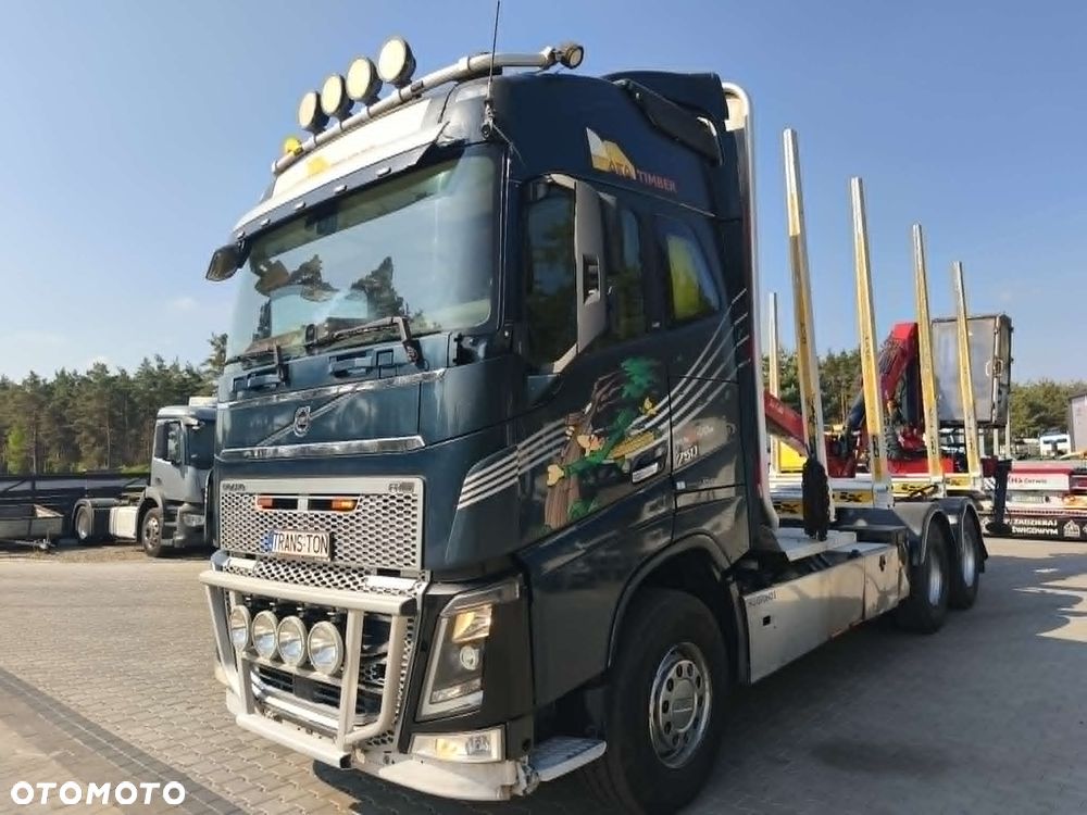 Volvo FH16 750 2015 rok 6x4 Epsilon M110 Opony 80% do drzewa drewna lasu - 26