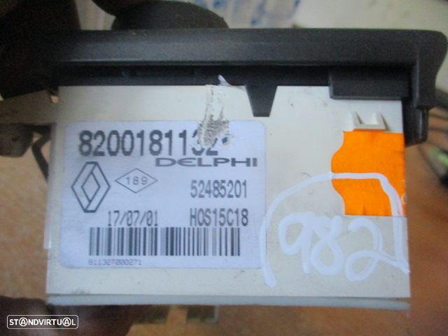 Comando Sofagem 8200181132 RENAULT LAGUNA 2 FASE 1 2002 1.9DCI 110CV 5P CINZA DELPHI - 4