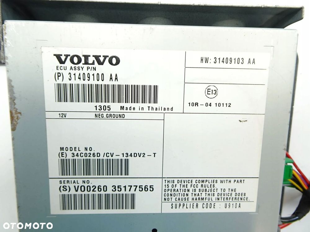 wzmacniacz radia volvo s60 v60 v40 - 5