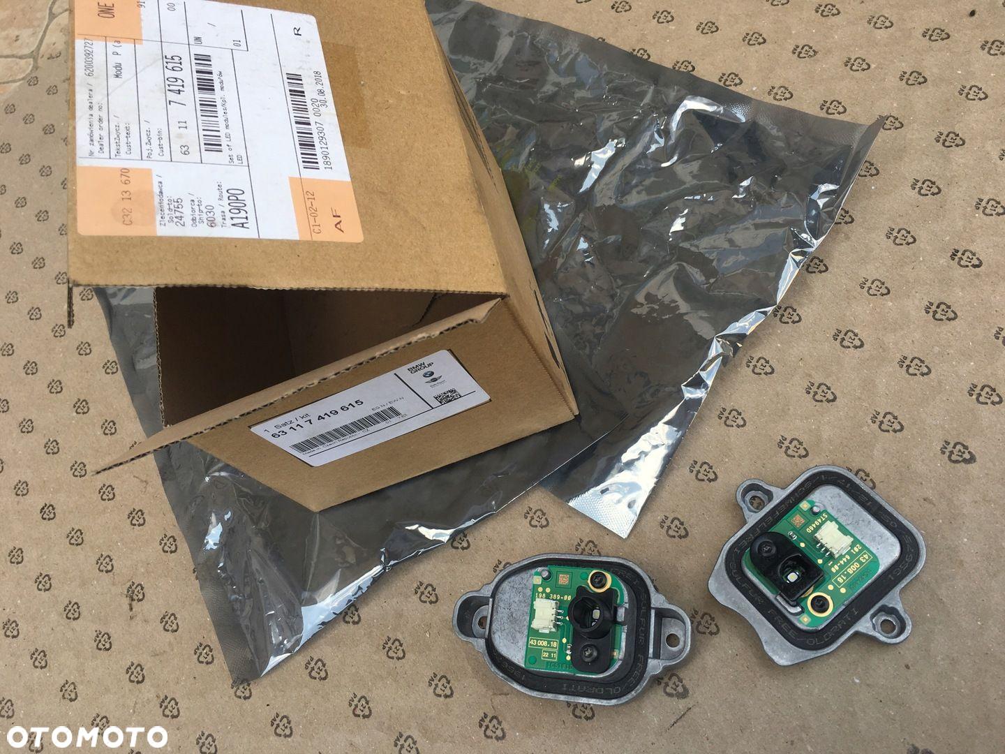 Bmw 3 F30 / F31 LCI Moduł Led OM 7419615 - 12338 - 6