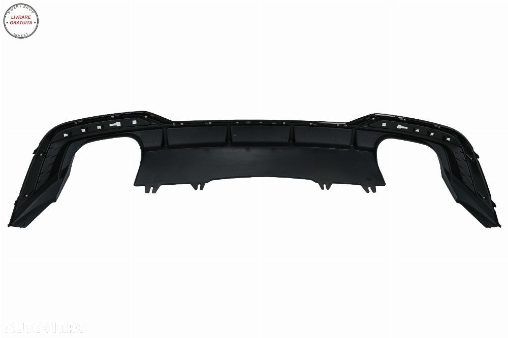 Difuzor Bara Spate Audi A5 F5 Facelift S-Line (2020-) Negru Lucios- livrare gratuita - 9