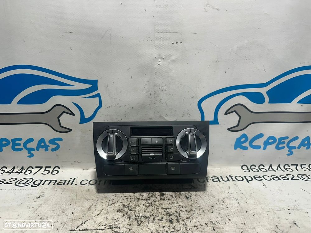 .Climatronic Display Manete Ar Condicionado AC Sofagem Original Audi 8P0820043BG 2004 - 2012 - 1
