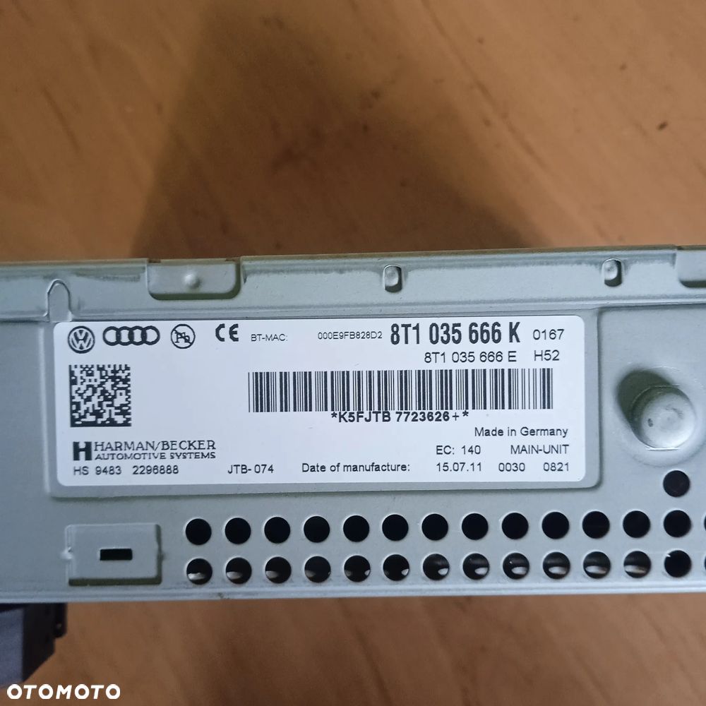 Czytnik nawigacji mmi 8T1035666K - 6