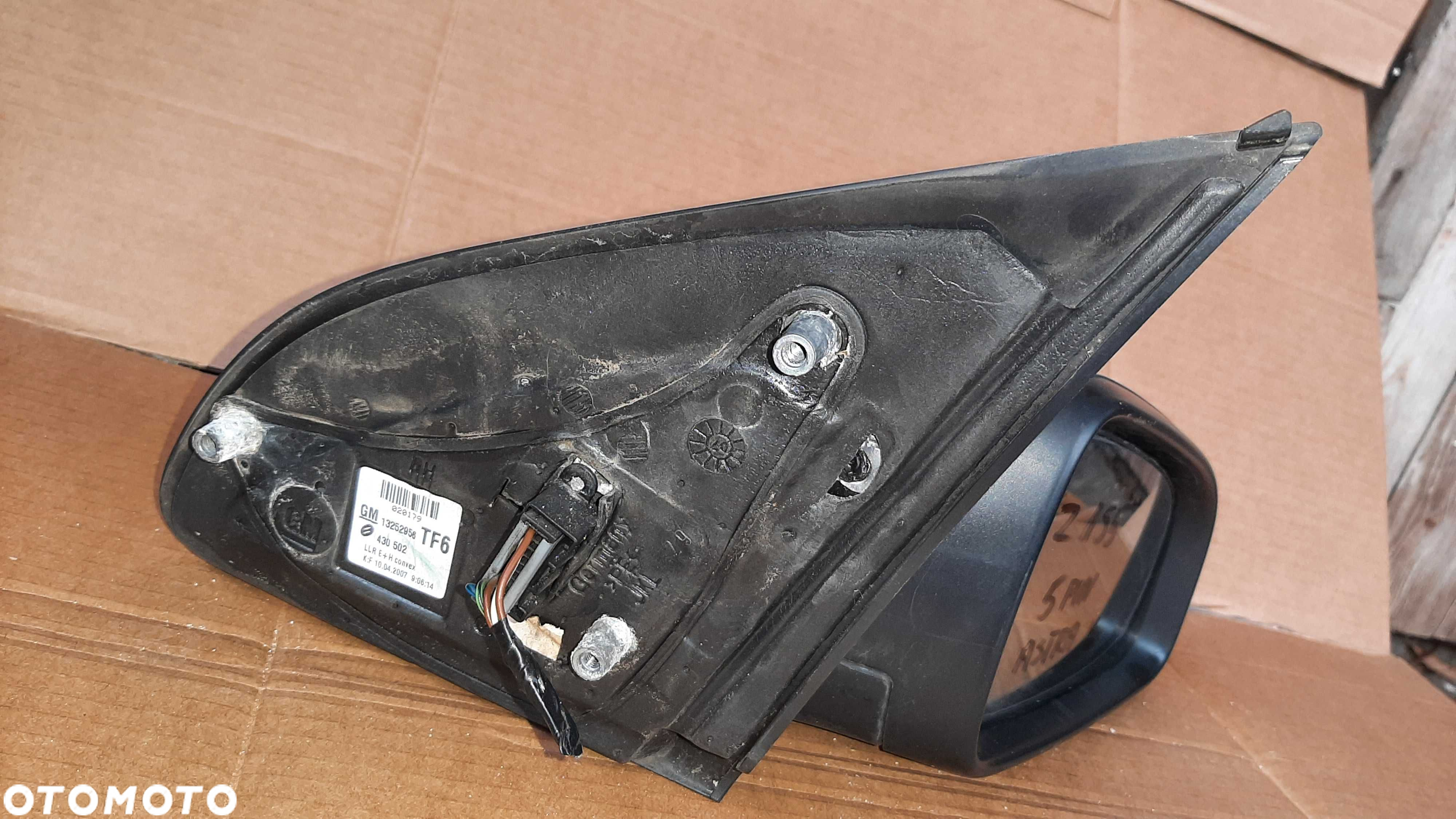 lak. Z155 Opel Astra H III lusterko zewnętrzne prawe  5 PIN - 3