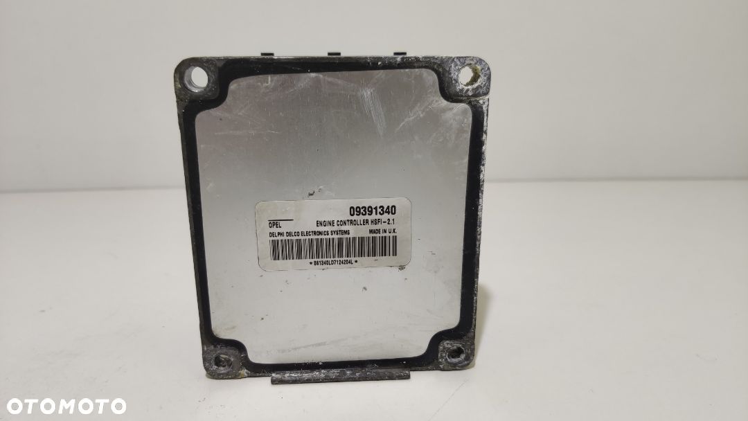 KOMPUTER STEROWNIK OPEL ASTRA H MERIVA A ZAFIRA A CORSA C 09391340 ORYGINAŁ WYSYŁKA! - 1