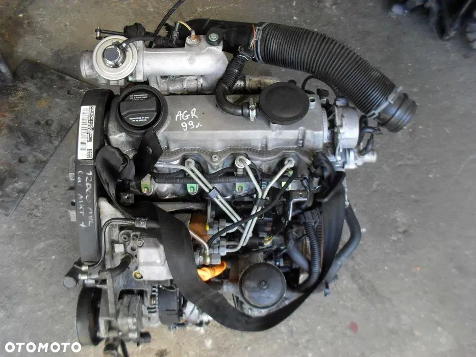 SILNIK KOMPLETNY AGR ALH AHF ASV 1.9 TDI GOLF A3 OCTAVIA LEON TOLEDO - 1