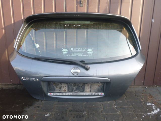 KLAPA TYŁ TYLNA KOMPLETNA NISSAN ALMERA N16 - 3