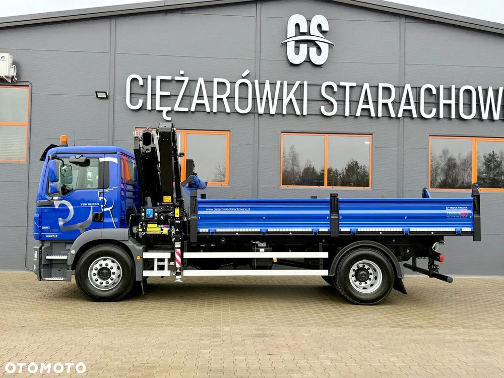 MAN TGM TGL TGS 18.250 // wywrotka 3-S + HDS HMF 1420 - K2 // budowlanka // energetyka //żuraw dzwig kran crane // Świeżo sprowadzony - 6
