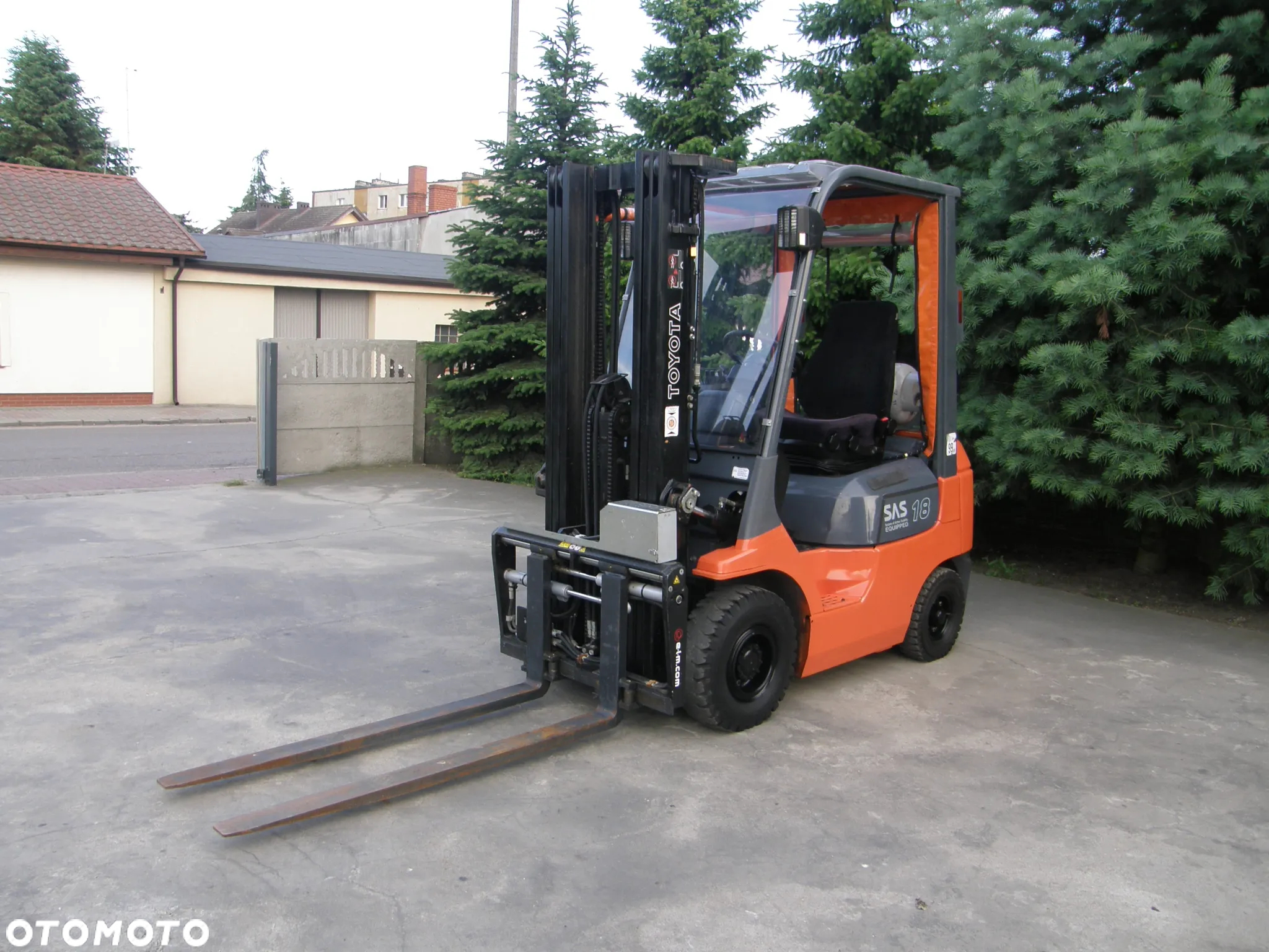 Toyota 7FGF18 2007 TRIPLEX 4,70m pozycjoner - 8