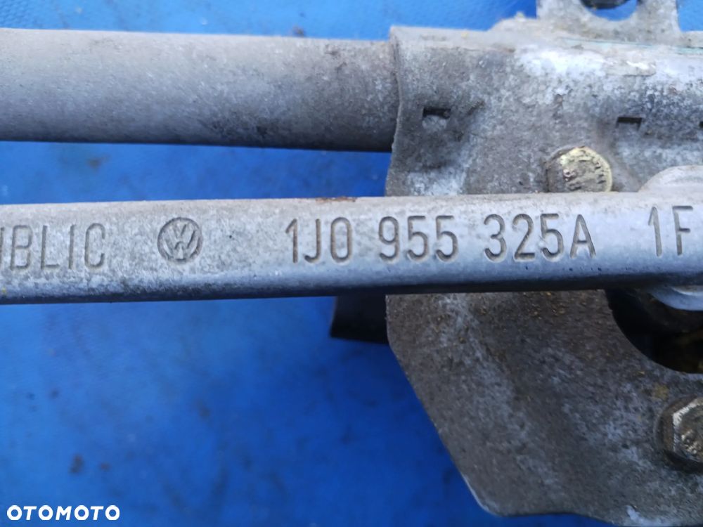 Mechanizm wycieraczek szyby przód przedniej Volkswagen Golf 4 Bora Skoda Octavia Audi A3 Seat Leon Toledo silniczek Oryginał - 8