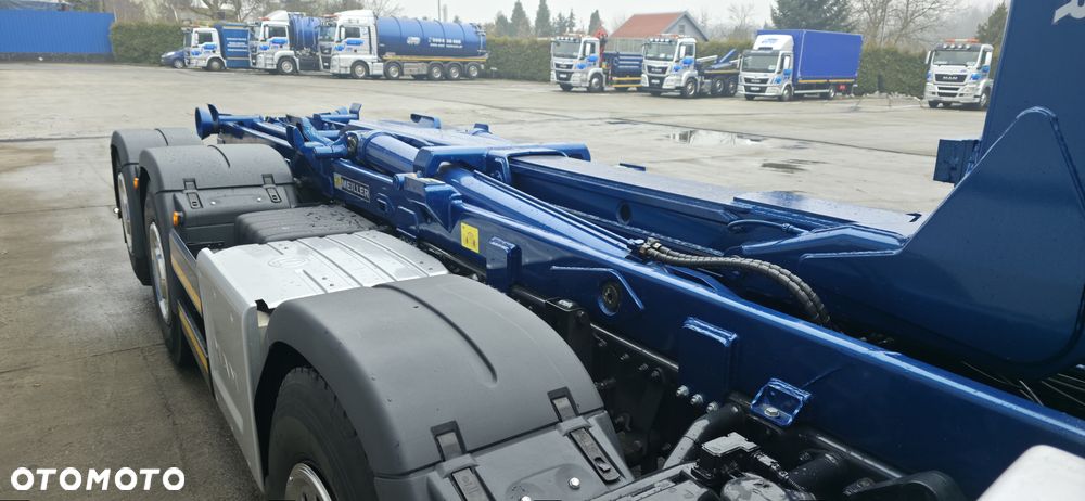 MAN TGS 35.460 8x2 hakowiec MEILLER RK 20.70 TS kontener 7m - 19