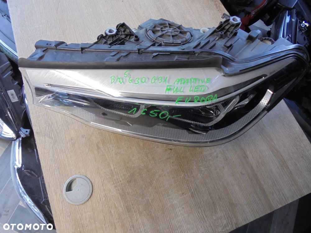 BMW 5 G30 G31 ADAPTIVE FULL LED LAMPA LEWY PRZÓD EUROPA - 1