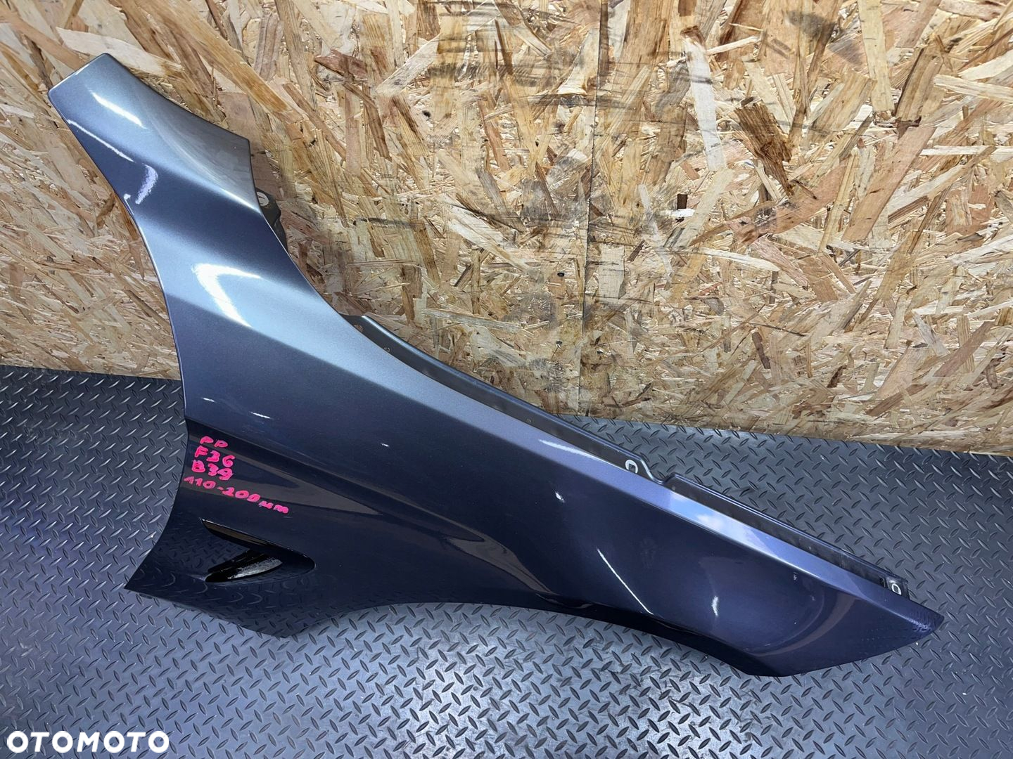 BŁOTNIK PRAWY PRZÓD BMW F32 F36 PRZED LIFTEM B39 MINERALGRAU - 10