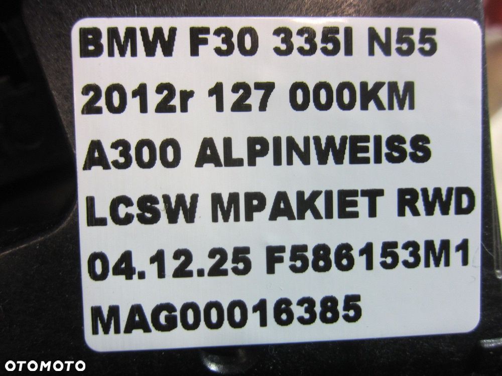 BMW F30 F31 9210152 GŁOŚNIK NISKOTONOWY PRAWY HARMAN KARDON 65139210152 - 9