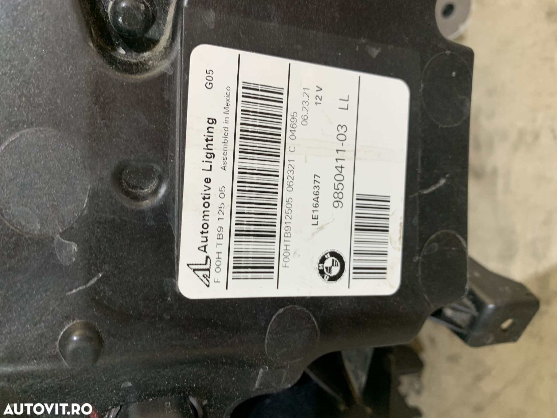Far stanga full led, BMW X5 , X6, G05, G06, 2019, 2020, 2021, 2022, 2023, cod origine OE 9850411 - 9