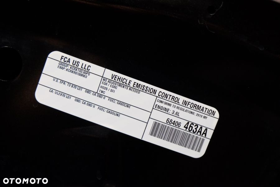 DODGE DURANGO 2011-2021 MASKA PRZÓD POKRYWA USA - 12