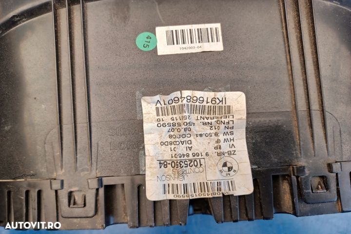 Ceasuri bord 102535084 1025350-84 916684601 9166846-01 BMW Seria 3 E9 - 4
