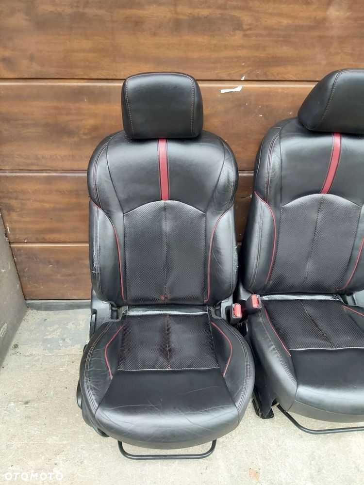Nissan JUKE I F15 Lift Fotel przód tył lewy prawy kanapa Komplet SKÓRA - 2