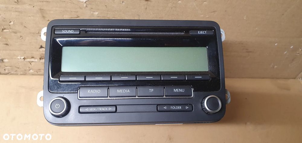 Radio radioodtwarzacz fabryczne KOD VW Golf VI 6 Plus 5M0035186AA - 5