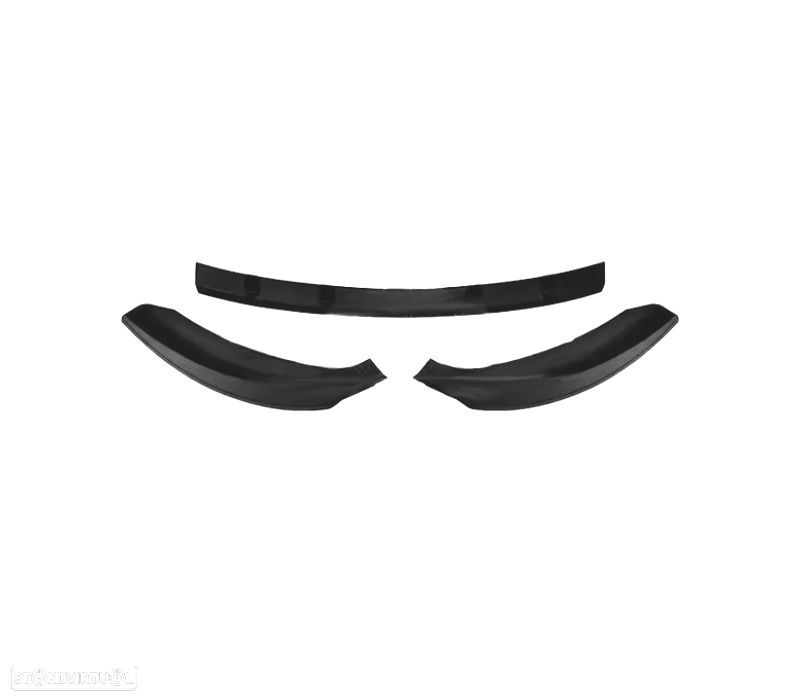 SPOILER LIP FRONTAL SEAT LEON 1P MK2 CUPRA 09-12 PRETO BRILHANTE - 2