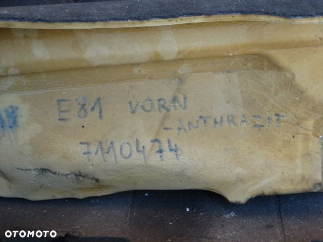 BMW 1 E81 E87 E88 M Pakiet Dywan Wykładzina Euro Czarny Antracyt Gruby High 51477839187 7839187 7110474 118d 120i 123d 128i 135i 120d 125i 135i - 6