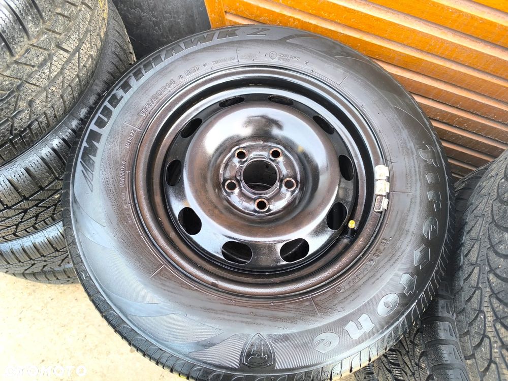 5x100 Felgi Stalowe Stal 14 Koła Letnie Lato VW GOLF IV 4 1,4 1,6 BORA SKODA OCTAVIA I SEAT LEON I TOLEDO II 5,5mm Legnica ALU-RAD 175/80 - 4