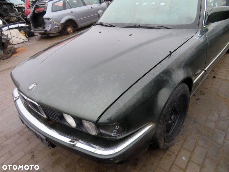MASKA ZDERZAK BŁOTNIKI LAMPY 7 II E32 205 BMW 1986-1994 ZIELONY MALACHITGRUN PRZÓD KOMPLETNY - 4