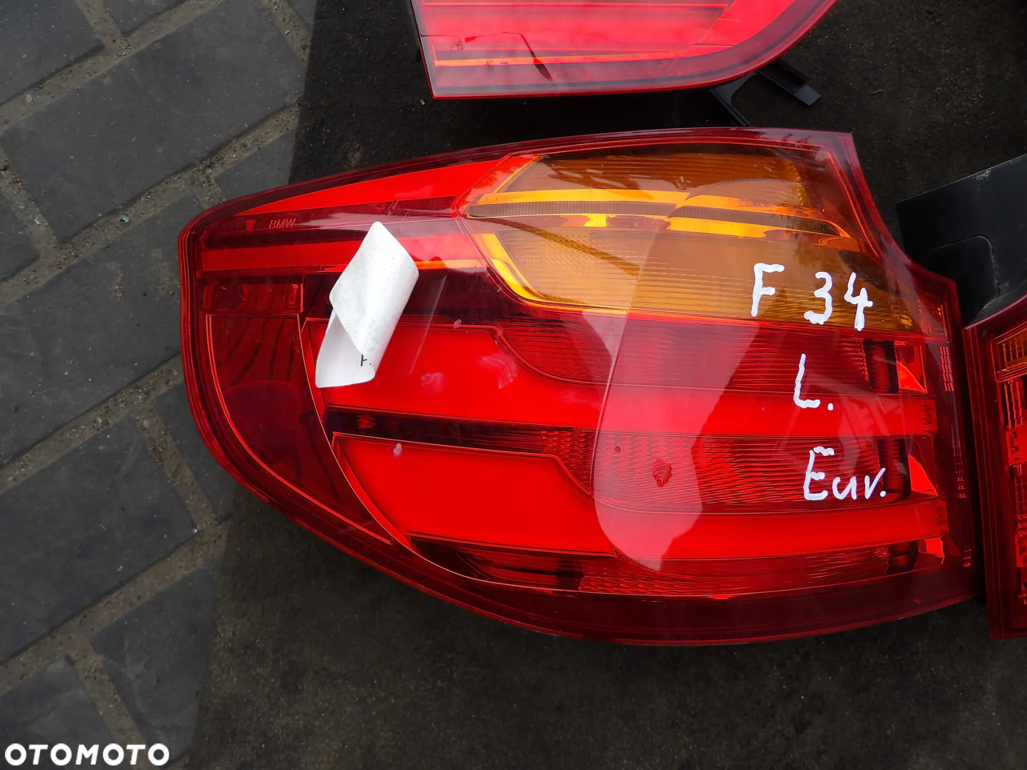 BMW - F34 - PRZED LIFT - LAMPY TYLNE - KOMPLET - EUROPA - 7286033  7286034  7286038  7286037 - 2