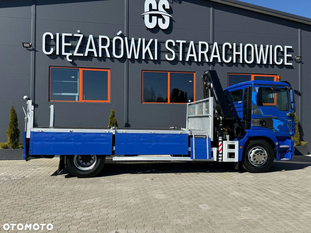 MAN TGM TGL TGS 18.250 // wywrotka // skrzynia // HDS HMF z pilotem // 4x2 // budowlanka // kiper wywrot żuraw dzwig kran crane - 30